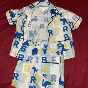 Burberry kids shorts set